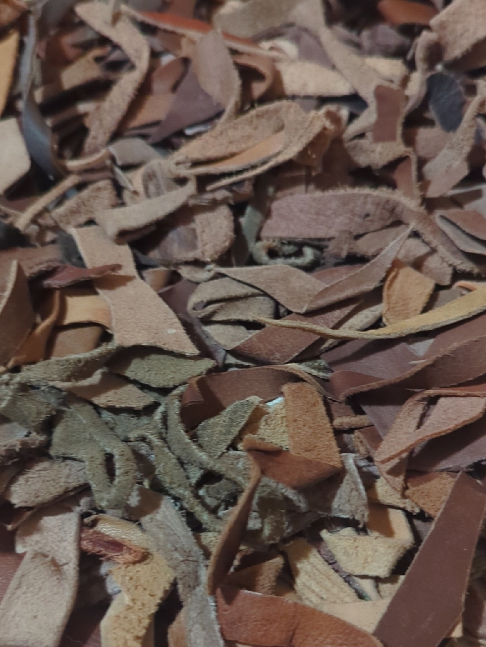 Little Leather Rag Rug - Picture 2 of 3